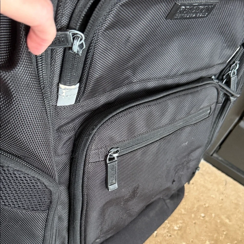 Kenneth Cole Black Expandable Backpack